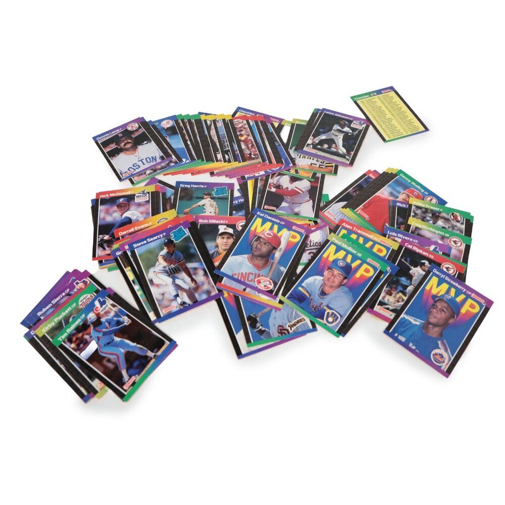 Vintage 1989 DonRuss MLB Baseball Cards 80s Daryll Strawberry Cal Ripen Sports